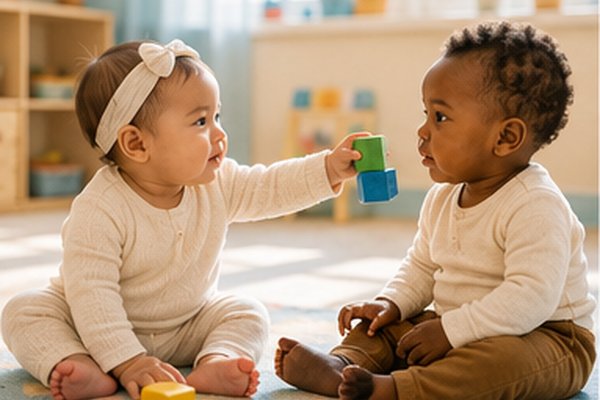 Two infants in the nursery
