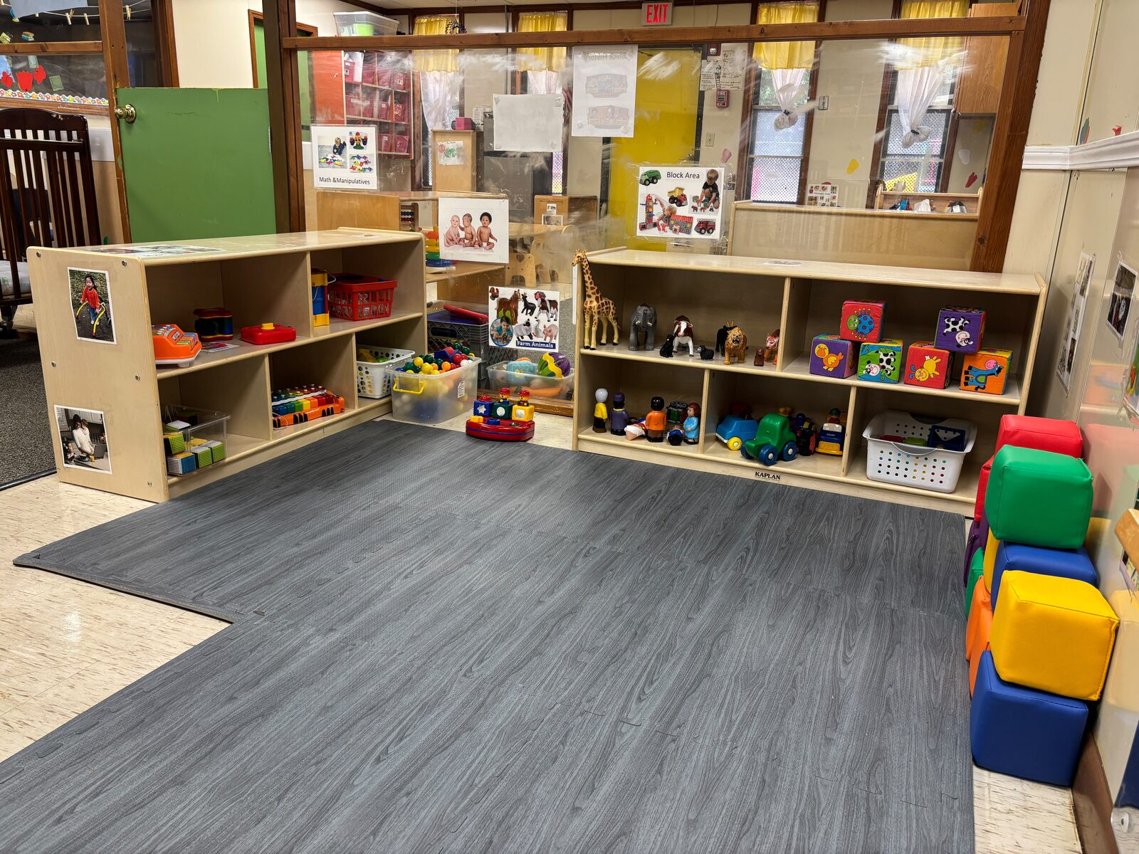 Infant exploration and play area at Marietta Academy childcare in Marietta, GA